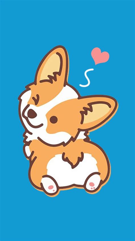 It can be used for sticker, patch, phone case, poster, t-shirt, mug and other design. . Cute cartoon corgis